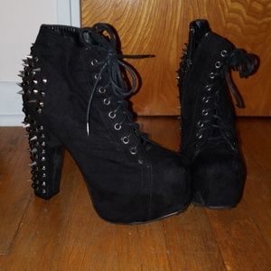 Breckelles Spiked Ankle Boot